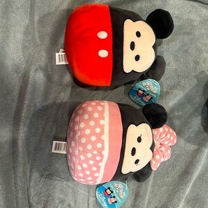 Squishmallow Mickey Mouse and Minnie Mouse
